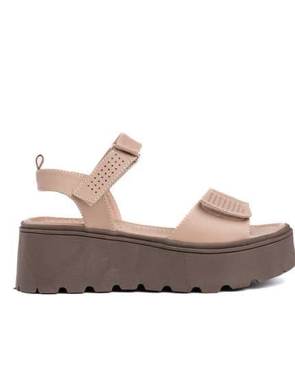 Sandalias Casuales Mujer Reynalda - Beige