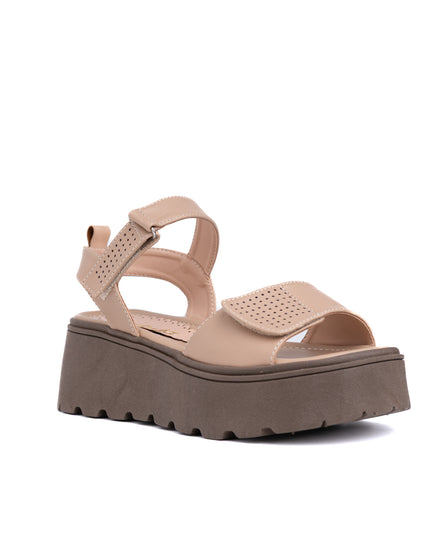 Sandalias Casuales Mujer Reynalda - Beige