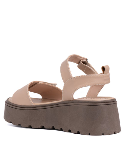 Sandalias Casuales Mujer Reynalda - Beige