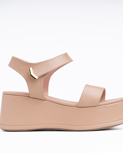 Sandalias Casuales Mujer Robina - Beige