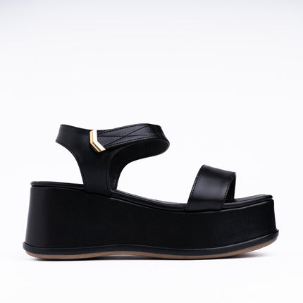 Sandalias Casuales Mujer Robina - Negro