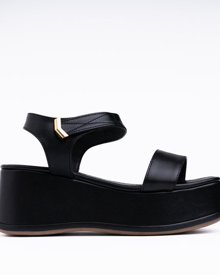 Sandalias Casuales Mujer Robina - Negro