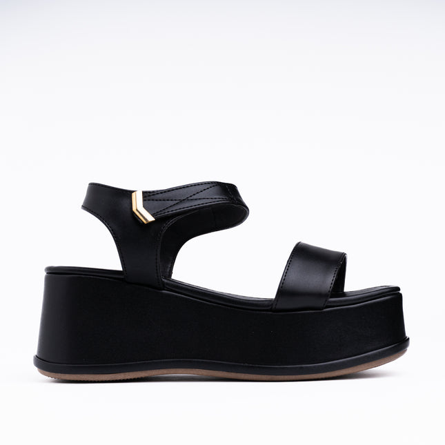 Sandalias Casuales Mujer Robina - Negro