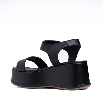 Sandalias Casuales Mujer Robina - Negro