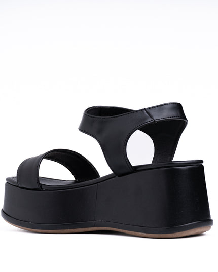 Sandalias Casuales Mujer Robina - Negro