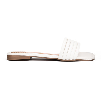 Sandalias Casuales Mujer Roller - Blanco
