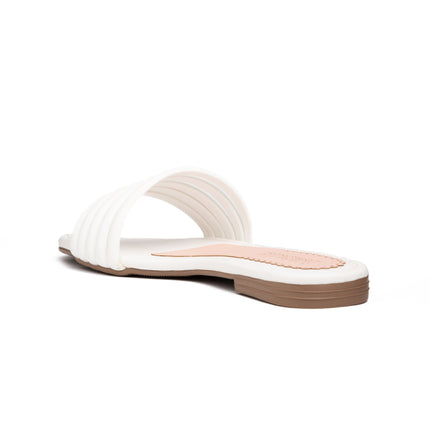 Sandalias Casuales Mujer Roller - Blanco
