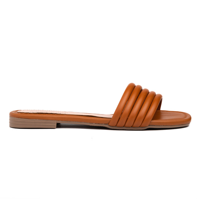 Sandalias Casuales Mujer Roller - Camel