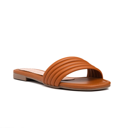 Sandalias Casuales Mujer Roller - Camel