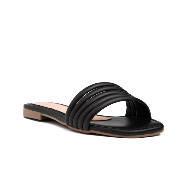 Sandalias Casuales Mujer Roller - Negro