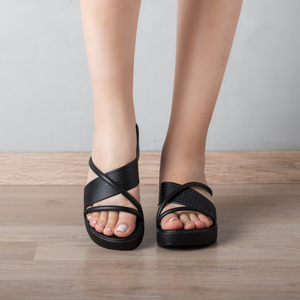 Sandalias Mujer Rozario - Negro