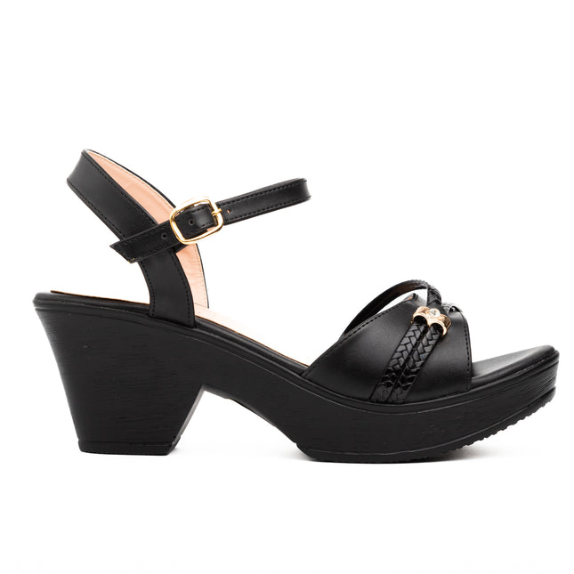 Sandalias Mujer Rusell - Negro