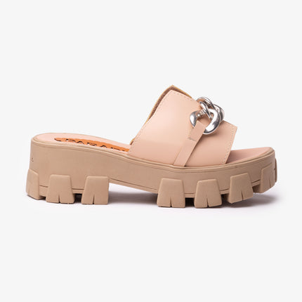 Sandalias Casuales Mujer Saintes - Beige