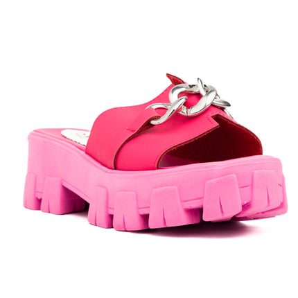 Sandalias Casuales Mujer Saintes - Fucsia