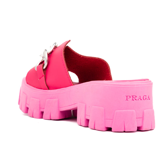 Sandalias Casuales Mujer Saintes - Fucsia