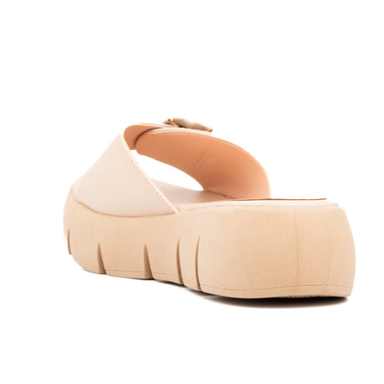 Sandalias Casuales Mujer Scottie - Beige