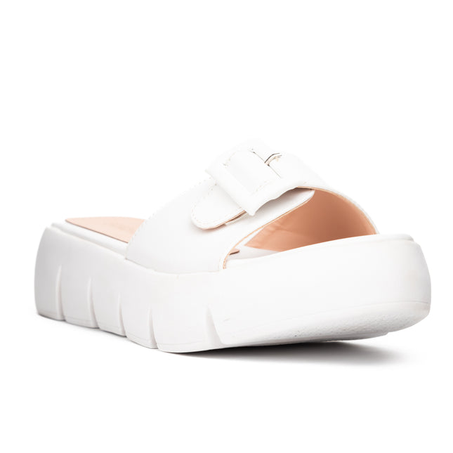 Sandalias Casuales Mujer Scottie - Blanco