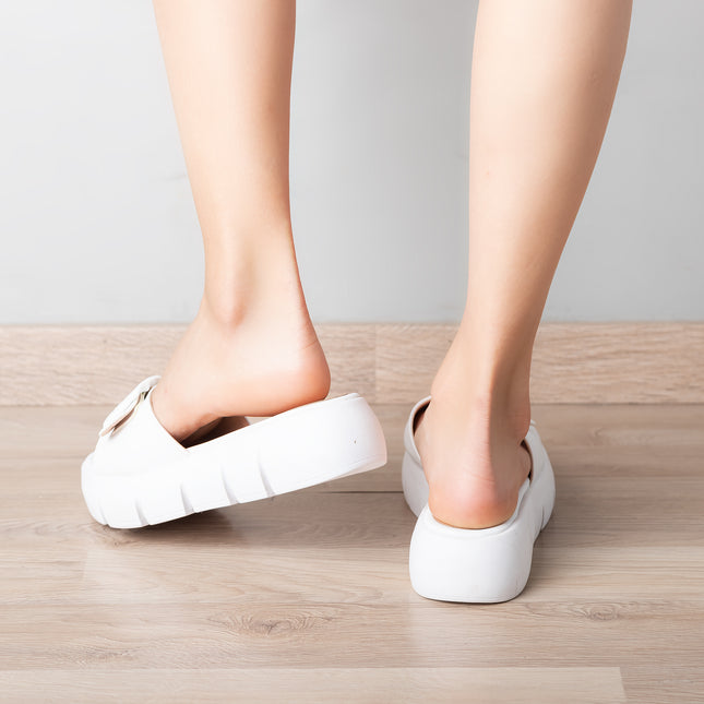 Sandalias Casuales Mujer Scottie - Blanco