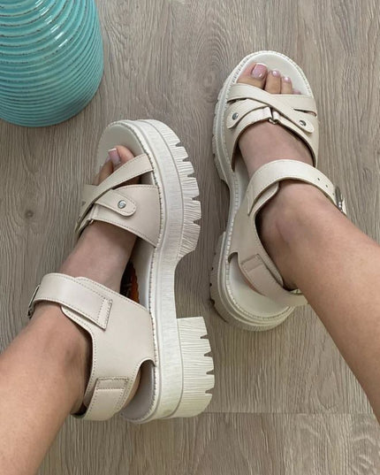 Sandalia Sena - Beige