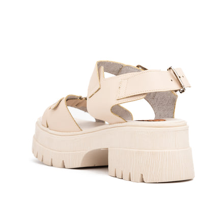 Sandalias Casuales Mujer Sena - Beige