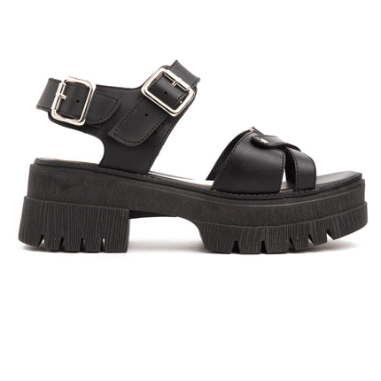 Sandalias Casuales Mujer Sena - Negro