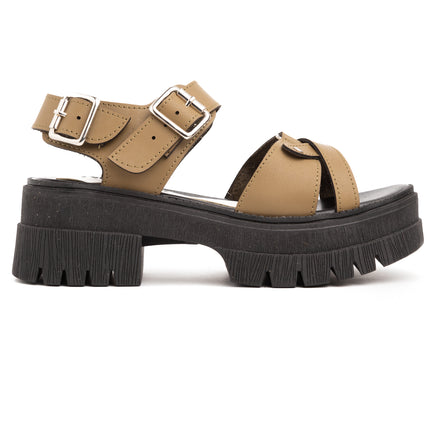 Sandalias Casuales Mujer Sena - Verde