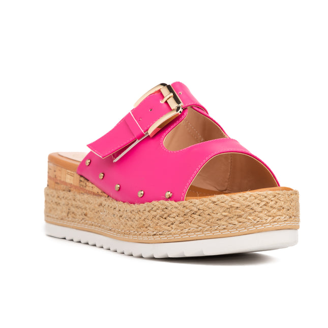 Sandalias Casuales Mujer Serena - Fucsia