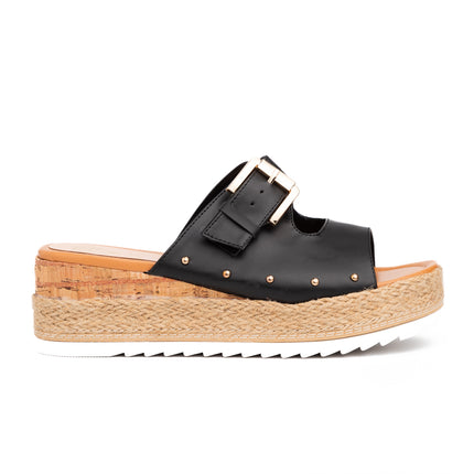 Sandalias Casuales Mujer Serena - Negro