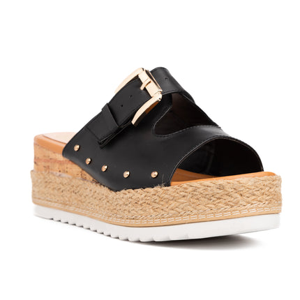 Sandalias Casuales Mujer Serena - Negro