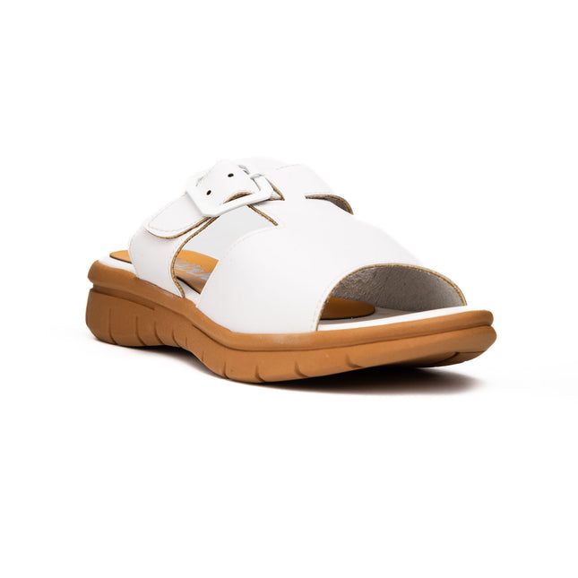 Sandalias Casuales Mujer Shuber - Blanco