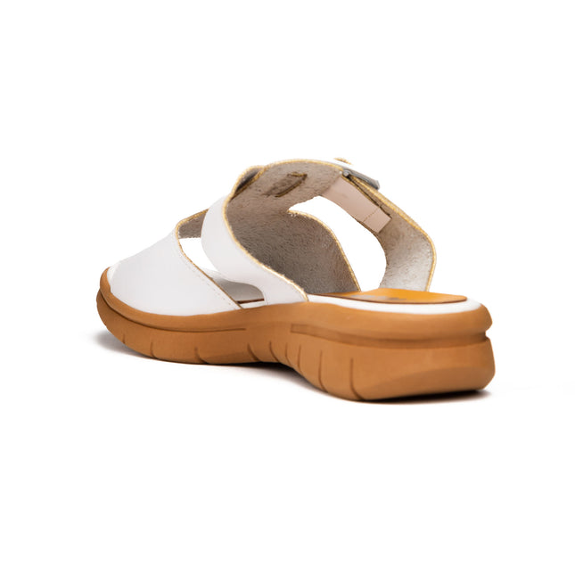 Sandalias Casuales Mujer Shuber - Blanco