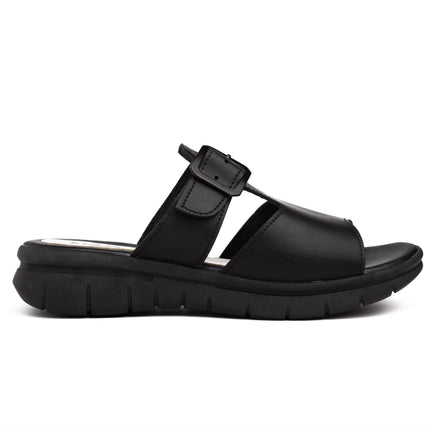 Sandalias Casuales Mujer Shuber - Negro
