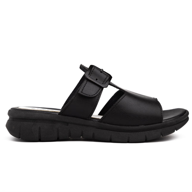 Sandalias Casuales Mujer Shuber - Negro