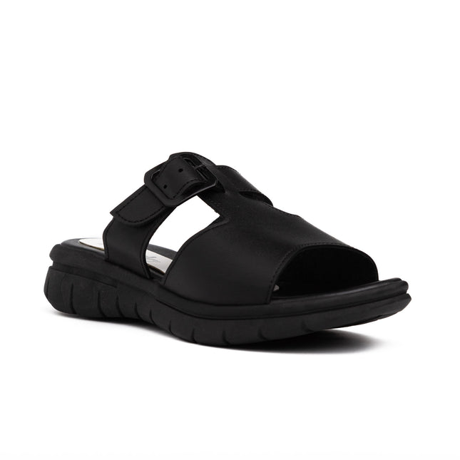 Sandalias Casuales Mujer Shuber - Negro