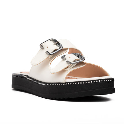 Sandalias Casuales Mujer Sun - Blanco