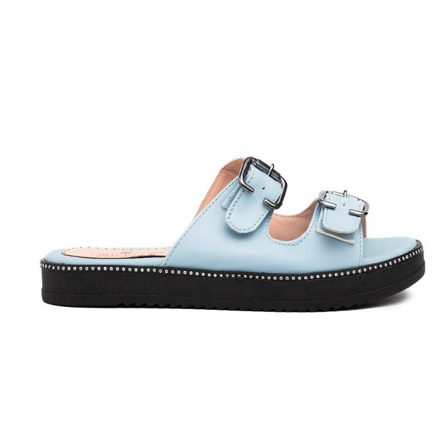 Sandalias Casuales Mujer Sun - Celeste