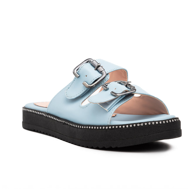 Sandalias Casuales Mujer Sun - Celeste
