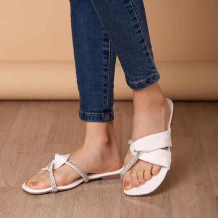 Sandalias Casuales Mujer Taskent - Blanco