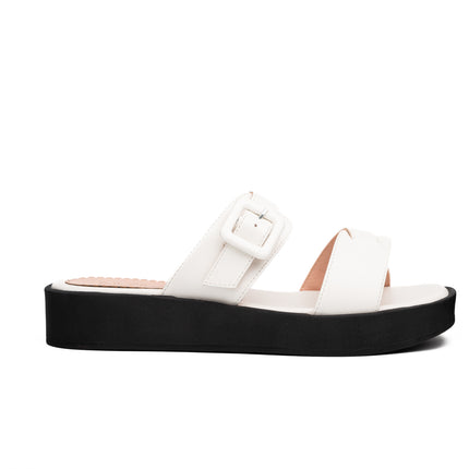 Sandalias Casuales Mujer Temuco - Blanco