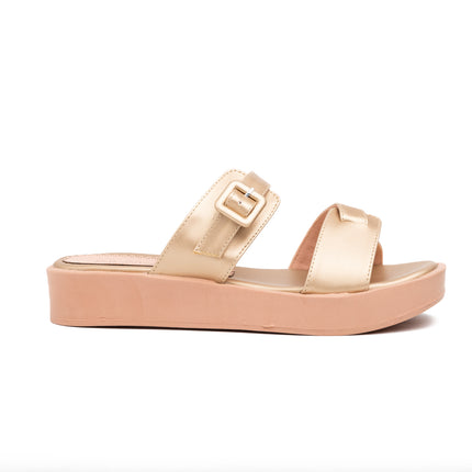 Sandalias Casuales Mujer Temuco - Dorado