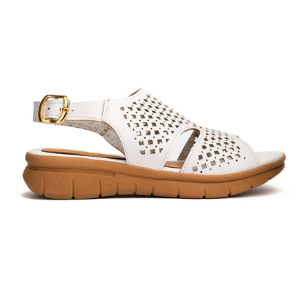 Sandalias Casuales Mujer Vanni - Blanco