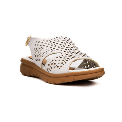 Sandalias Casuales Mujer Vanni - Blanco