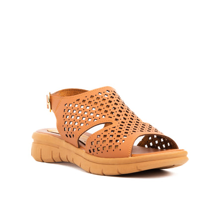 Sandalias Casuales Mujer Vanni - Camel