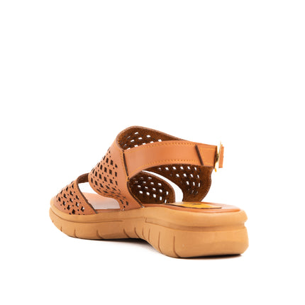 Sandalias Casuales Mujer Vanni - Camel