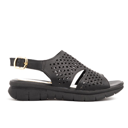 Sandalias Casuales Mujer Vanni - Negro