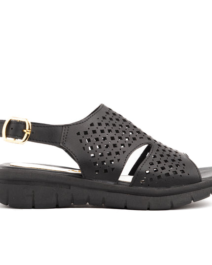 Sandalias Casuales Mujer Vanni - Negro