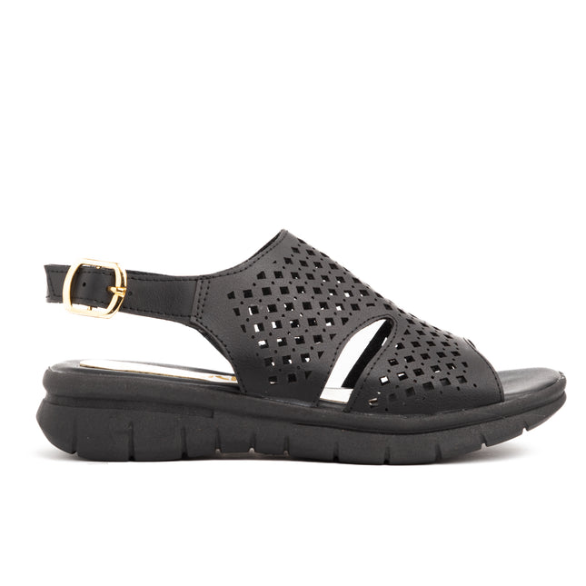 Sandalias Casuales Mujer Vanni - Negro