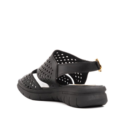 Sandalias Casuales Mujer Vanni - Negro