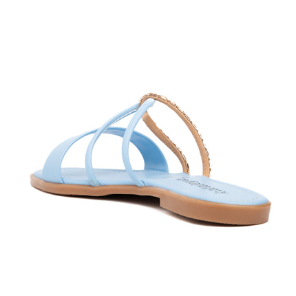 Sandalias Casuales Mujer Vega - Celeste