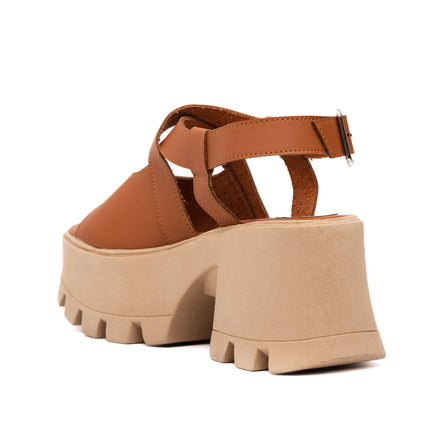 Sandalias Casuales Mujer Venus - Camel